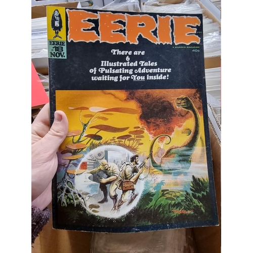 318 - CREEPY/EERIE: collection of approx 74 comics to include Creepy, Eerie, Vampirella, and related ... 