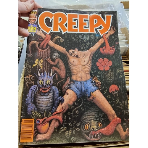 318 - CREEPY/EERIE: collection of approx 74 comics to include Creepy, Eerie, Vampirella, and related ... 