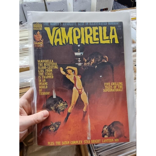 318 - CREEPY/EERIE: collection of approx 74 comics to include Creepy, Eerie, Vampirella, and related ... 