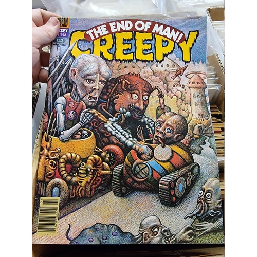 318 - CREEPY/EERIE: collection of approx 74 comics to include Creepy, Eerie, Vampirella, and related ... 