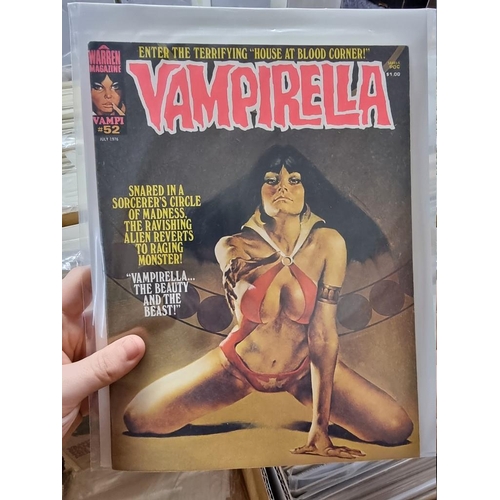 318 - CREEPY/EERIE: collection of approx 74 comics to include Creepy, Eerie, Vampirella, and related ... 