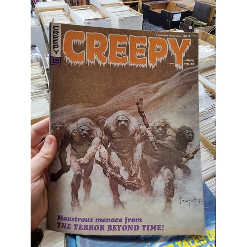 318 - CREEPY/EERIE: collection of approx 74 comics to include Creepy, Eerie, Vampirella, and related ... 