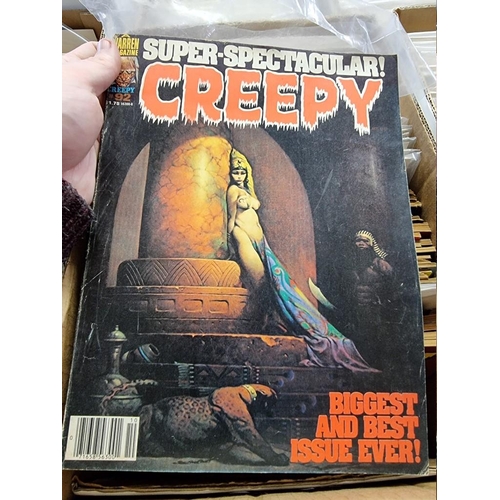 318 - CREEPY/EERIE: collection of approx 74 comics to include Creepy, Eerie, Vampirella, and related ... 