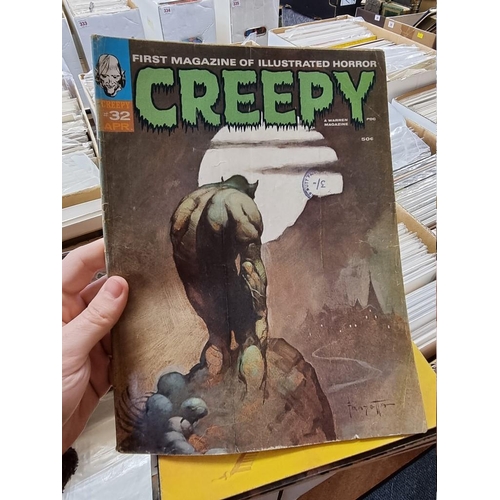 318 - CREEPY/EERIE: collection of approx 74 comics to include Creepy, Eerie, Vampirella, and related ... 