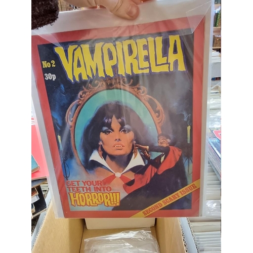 318 - CREEPY/EERIE: collection of approx 74 comics to include Creepy, Eerie, Vampirella, and related ... 