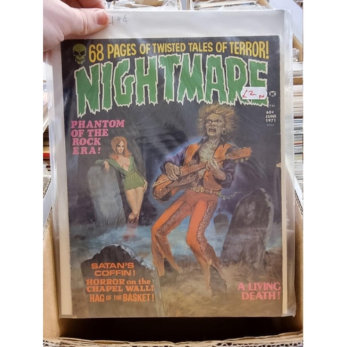 319 - PSYCHO COMIC: group of 10 issues, early 1970s to include Vol.1 #3-5: Nightmare (Vol.1 #2-10), and ot... 