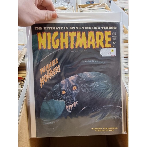 319 - PSYCHO COMIC: group of 10 issues, early 1970s to include Vol.1 #3-5: Nightmare (Vol.1 #2-10), and ot... 