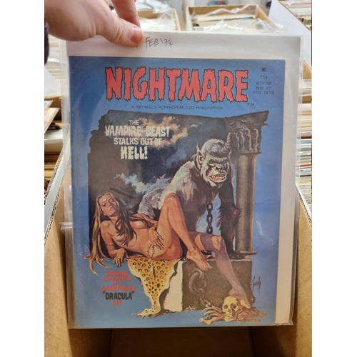 319 - PSYCHO COMIC: group of 10 issues, early 1970s to include Vol.1 #3-5: Nightmare (Vol.1 #2-10), and ot... 