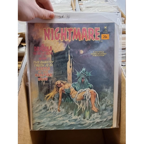 319 - PSYCHO COMIC: group of 10 issues, early 1970s to include Vol.1 #3-5: Nightmare (Vol.1 #2-10), and ot... 