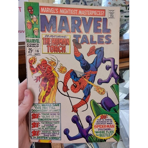 324 - MARVEL COMICS: a group of approx 145 vintage Marvel comics, largely Marvel Tales and the Amazin... 