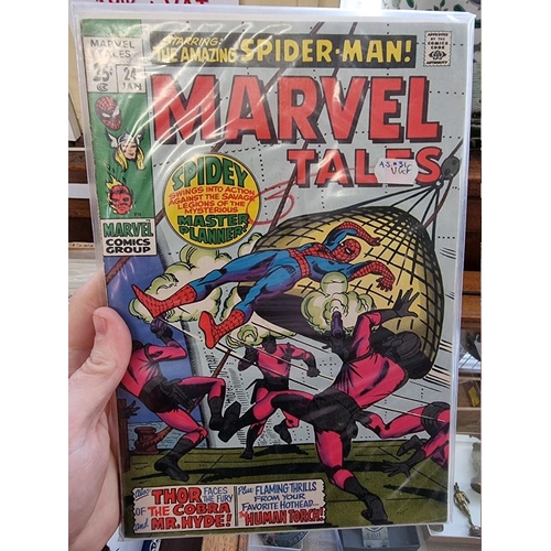 324 - MARVEL COMICS: a group of approx 145 vintage Marvel comics, largely Marvel Tales and the Amazin... 