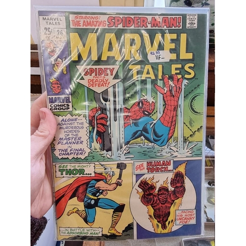 324 - MARVEL COMICS: a group of approx 145 vintage Marvel comics, largely Marvel Tales and the Amazin... 