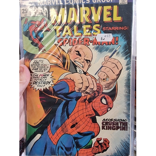 324 - MARVEL COMICS: a group of approx 145 vintage Marvel comics, largely Marvel Tales and the Amazin... 