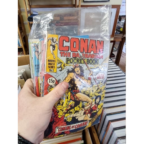 328 - COMICS: group of approx 140+ mixed comics, to include c.57 issues Conan and Conan the Barbarian... 