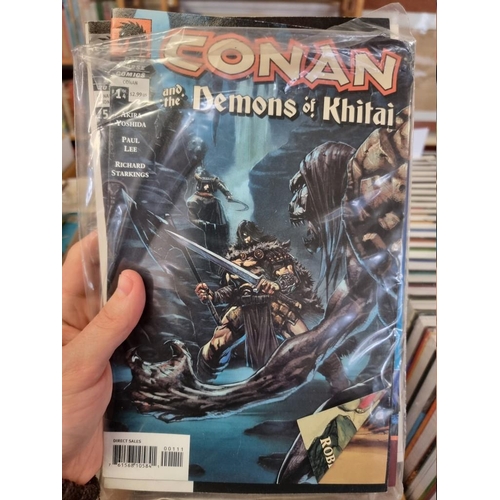 328 - COMICS: group of approx 140+ mixed comics, to include c.57 issues Conan and Conan the Barbarian... 