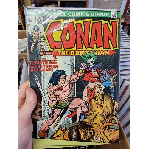 328 - COMICS: group of approx 140+ mixed comics, to include c.57 issues Conan and Conan the Barbarian... 