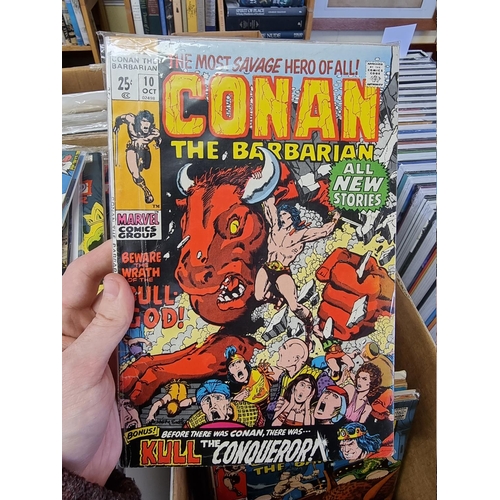 328 - COMICS: group of approx 140+ mixed comics, to include c.57 issues Conan and Conan the Barbarian... 