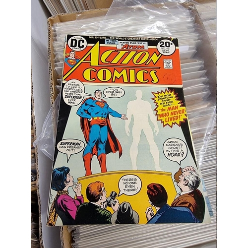 329 - ACTION COMICS & SUPERMAN: collection of approx 150+ issues, late 1960s-early 80s, generally in g... 