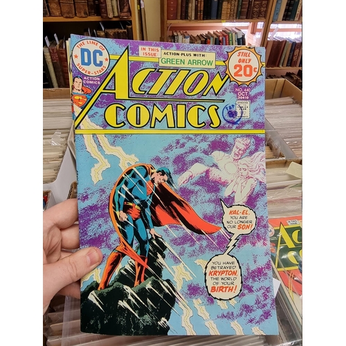 329 - ACTION COMICS & SUPERMAN: collection of approx 150+ issues, late 1960s-early 80s, generally in g... 