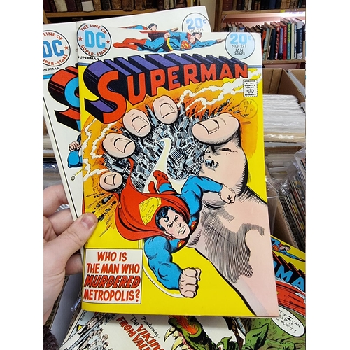 329 - ACTION COMICS & SUPERMAN: collection of approx 150+ issues, late 1960s-early 80s, generally in g... 