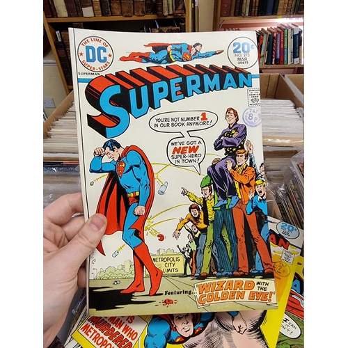 329 - ACTION COMICS & SUPERMAN: collection of approx 150+ issues, late 1960s-early 80s, generally in g... 