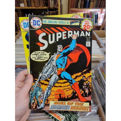 329 - ACTION COMICS & SUPERMAN: collection of approx 150+ issues, late 1960s-early 80s, generally in g... 