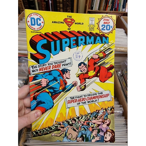 329 - ACTION COMICS & SUPERMAN: collection of approx 150+ issues, late 1960s-early 80s, generally in g... 