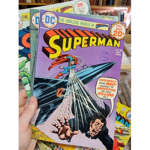 329 - ACTION COMICS & SUPERMAN: collection of approx 150+ issues, late 1960s-early 80s, generally in g... 