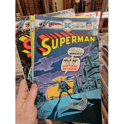 329 - ACTION COMICS & SUPERMAN: collection of approx 150+ issues, late 1960s-early 80s, generally in g... 