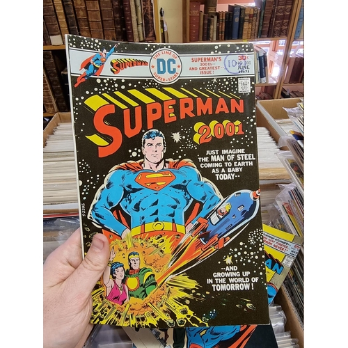 329 - ACTION COMICS & SUPERMAN: collection of approx 150+ issues, late 1960s-early 80s, generally in g... 