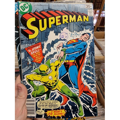 329 - ACTION COMICS & SUPERMAN: collection of approx 150+ issues, late 1960s-early 80s, generally in g... 