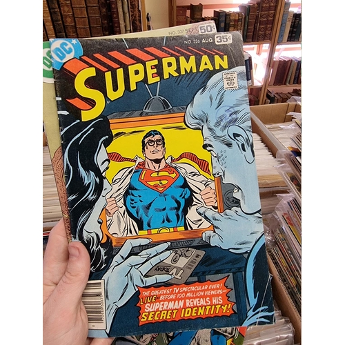 329 - ACTION COMICS & SUPERMAN: collection of approx 150+ issues, late 1960s-early 80s, generally in g... 