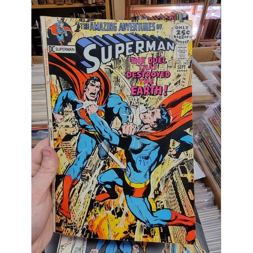 329 - ACTION COMICS & SUPERMAN: collection of approx 150+ issues, late 1960s-early 80s, generally in g... 