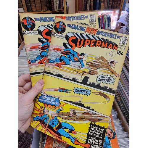 329 - ACTION COMICS & SUPERMAN: collection of approx 150+ issues, late 1960s-early 80s, generally in g... 