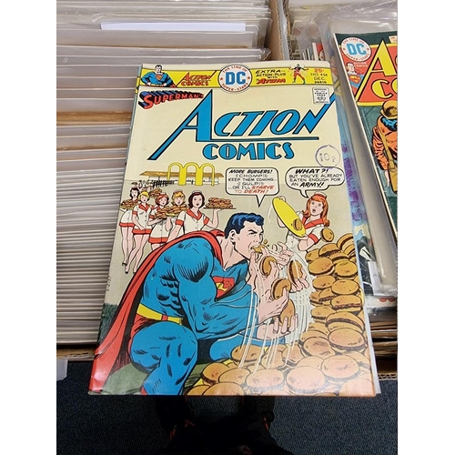 329 - ACTION COMICS & SUPERMAN: collection of approx 150+ issues, late 1960s-early 80s, generally in g... 