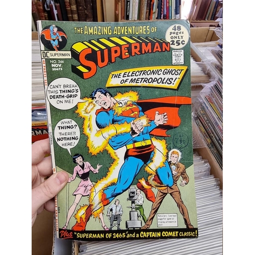 329 - ACTION COMICS & SUPERMAN: collection of approx 150+ issues, late 1960s-early 80s, generally in g... 