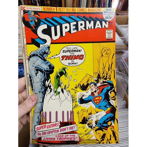 329 - ACTION COMICS & SUPERMAN: collection of approx 150+ issues, late 1960s-early 80s, generally in g... 