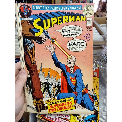 329 - ACTION COMICS & SUPERMAN: collection of approx 150+ issues, late 1960s-early 80s, generally in g... 