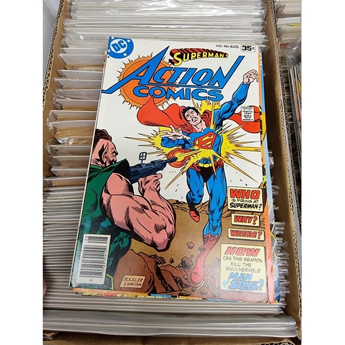 329 - ACTION COMICS & SUPERMAN: collection of approx 150+ issues, late 1960s-early 80s, generally in g... 