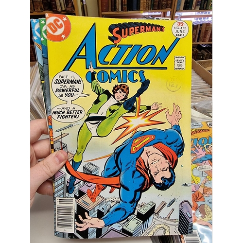 329 - ACTION COMICS & SUPERMAN: collection of approx 150+ issues, late 1960s-early 80s, generally in g... 