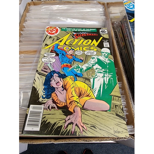 329 - ACTION COMICS & SUPERMAN: collection of approx 150+ issues, late 1960s-early 80s, generally in g... 