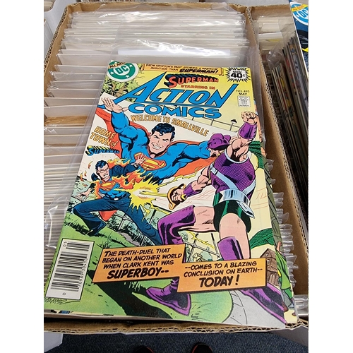 329 - ACTION COMICS & SUPERMAN: collection of approx 150+ issues, late 1960s-early 80s, generally in g... 