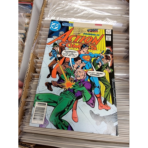 329 - ACTION COMICS & SUPERMAN: collection of approx 150+ issues, late 1960s-early 80s, generally in g... 