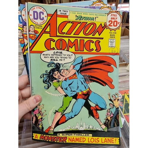 329 - ACTION COMICS & SUPERMAN: collection of approx 150+ issues, late 1960s-early 80s, generally in g... 