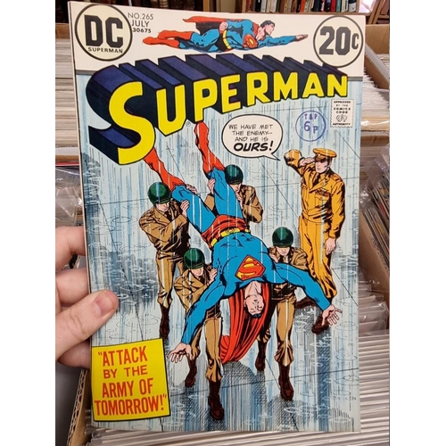 329 - ACTION COMICS & SUPERMAN: collection of approx 150+ issues, late 1960s-early 80s, generally in g... 