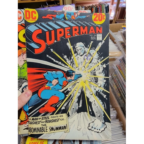 329 - ACTION COMICS & SUPERMAN: collection of approx 150+ issues, late 1960s-early 80s, generally in g... 