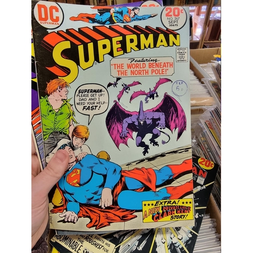 329 - ACTION COMICS & SUPERMAN: collection of approx 150+ issues, late 1960s-early 80s, generally in g... 