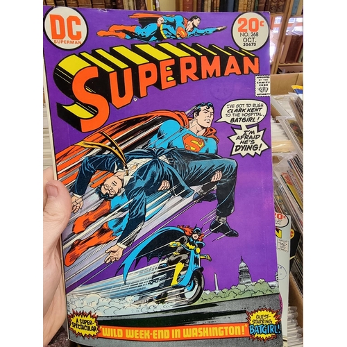 329 - ACTION COMICS & SUPERMAN: collection of approx 150+ issues, late 1960s-early 80s, generally in g... 