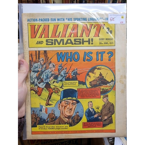 330 - VALIANT: collection of approx 137 issues, Valiant and TV21 comic, early 1970s period, generally in g... 