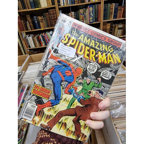 334 - SPIDERMAN: collection of approx 150+ mixed comics, to include a quantity of 'The Amazing Spider... 